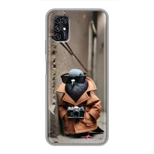 Чехол с мемами тралалело тралала для ZTE Blade V2020 Smart (Шпиониро голубио)