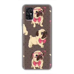 Чехол (ТПУ) Милые собачки для ZTE Blade V2020 Smart (Собачки Мопсики)