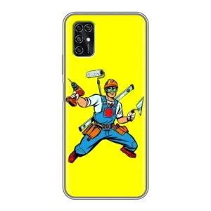 Силіконовий бампер (Працівники) на ZTE Blade V2020 Smart (Будівельник)
