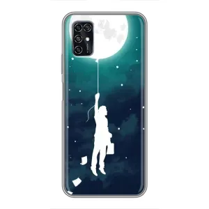 Чехол (ТПУ) с планетами на ZTE Blade V2020 Smart (To The moon)