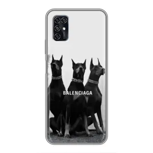 Чехол ДОБЕРМАН для ZTE Blade V2020 Smart (Три добермана)