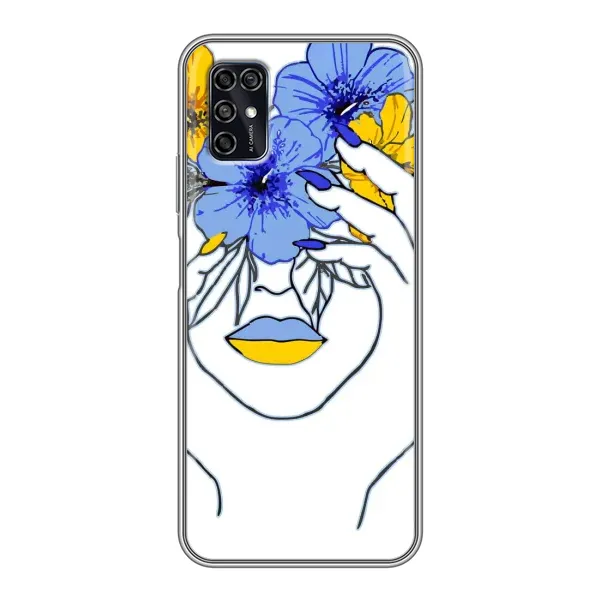 Чехол с рисунком «Украинка на всю голову» для ZTE Blade V2020 Smart Чехол с рисунком «Украинка на всю голову» для ZTE Blade V2020 Smart