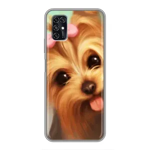 Чехол (ТПУ) Милые собачки для ZTE Blade V2020 Smart (Йоршенский терьер)
