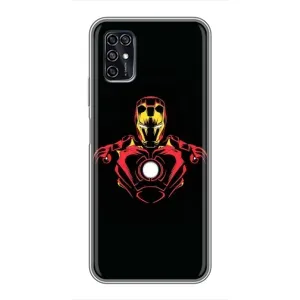Чехол Супергерой Железный человек на ZTE Blade V2020 Smart (Железный человек)