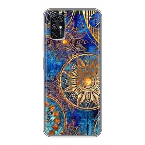 Чехлы со смыслом для ZTE Blade V2020 Smart (Золотые узоры)