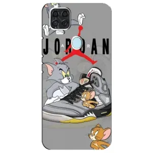 Силиконовый Чехол Nike Air Jordan на ЗТЕ Блейд В2020 (Air Jordan)