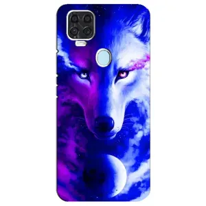 Чехол с Волком на ZTE Blade V2020 (Арт-Волк)