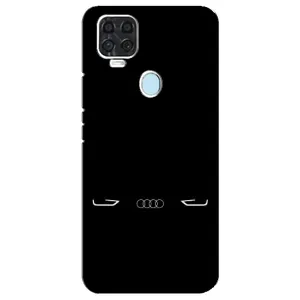 Силіконовий бампер з картинкою машини на ZTE Blade V2020 (Сілует Audi)