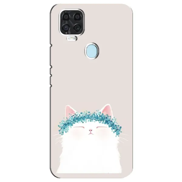Чехол с рисунком «Белый котик» для ZTE Blade V2020 Чехол с рисунком «Белый котик» для ZTE Blade V2020