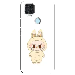 Чохол з принтом Лабубу для ZTE Blade V2020 (Бежевий Лабубу)