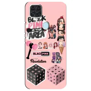 Чехлы с картинкой для ZTE Blade V2020 (BLACK PINK коллаж)