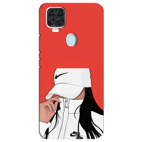 Чехол с рисунком «Девушка Nike» для ZTE Blade V2020