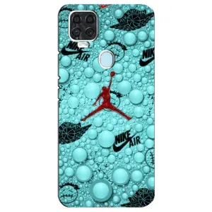 Силиконовый Чехол Nike Air Jordan на ЗТЕ Блейд В2020 (Джордан Найк)