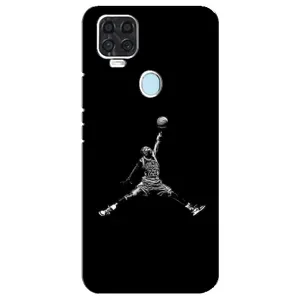 Силиконовый Чехол Nike Air Jordan на ЗТЕ Блейд В2020 (Джордан)