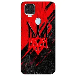 Чохли УПА (Червоно-Чорний) на ZTE Blade V2020 (Герб в кольорах УПА)