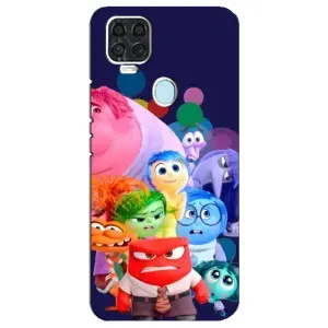 Чехол Головоломка для ZTE Blade V2020 - (AlphaPrint) (Герои головоломки)
