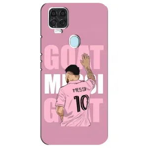 Чехлы Лео Месси в Майами на ZTE Blade V2020 (GOAT MESSI)