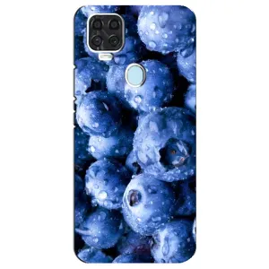 Чехол с изображением вкусной еды для ZTE Blade V2020 (Голубика)