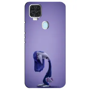 Чехол Головоломка для ZTE Blade V2020 - (AlphaPrint) (Хандра)