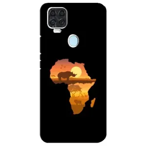 Летний Чехол на ZTE Blade V2020 (Карта)