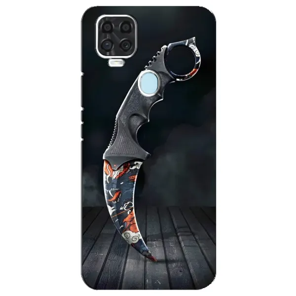 Чехол с рисунком «Кинжал КС ГО» для ZTE Blade V2020