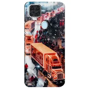 Чехлы на Новый Год ZTE Blade V2020 (Кока Кола)