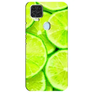 Чехол с изображением вкусной еды для ZTE Blade V2020 (Лайм)