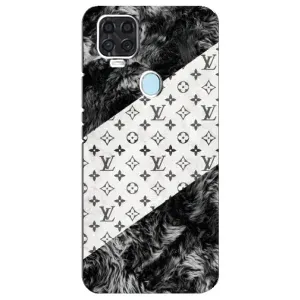 Чохол Стиль Louis Vuitton на ZTE Blade V2020 (LV на білому)
