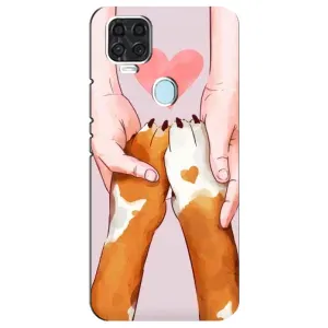 Чехол (ТПУ) Милые собачки для ZTE Blade V2020 (Любовь к собакам)