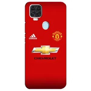 Силиконовые Чехлы принт Футбол на ZTE Blade V2020 (Man United)