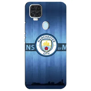 Силиконовые Чехлы принт Футбол на ZTE Blade V2020 (ManCity)