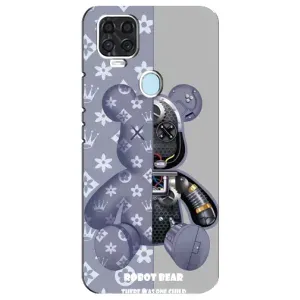 Силиконовый чехол для ZTE Blade V2020 (Медведь Louis Vuitton)