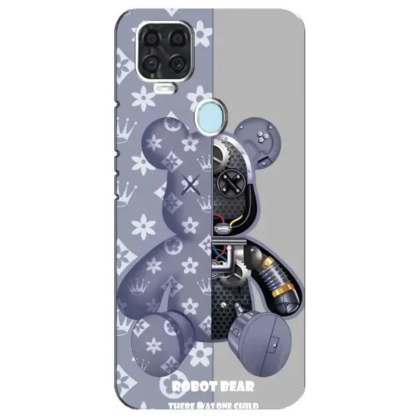 Чехол с рисунком «Медведь Louis Vuitton» для ZTE Blade V2020