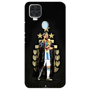 Чехлы Лео Месси Аргентина для ZTE Blade V2020 (Месси король)
