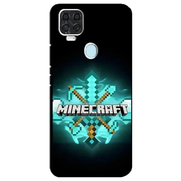 Чехол с рисунком «MineCraft 2» для ZTE Blade V2020