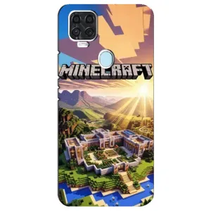 Чехол майнкрафт для ZTE Blade V2020 (MINECRAFT)