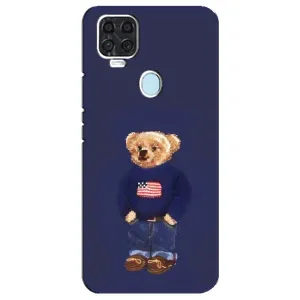 Чехлы Мишка Тедди для ЗТЕ Блейд В2020 (Мишка USA)