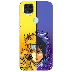 Купить Чехлы на телефон с принтом Anime для ZTE Blade V2020 (Naruto Vs Sasuke)