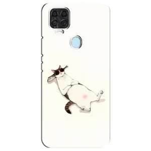 Чехол на тематику: Коты для ZTE Blade V2020 (Отдых)