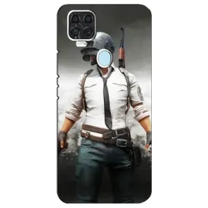 Силиконовый чехол с картинкой "Герой Pubg" на ZTE Blade V2020 (Пабг)