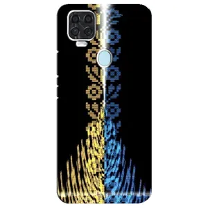 Силиконовый Чехол на ZTE Blade V2020 (Патриотическая вышиванка)