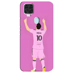 Чехлы Лео Месси в Майами на ZTE Blade V2020 (Празднование Месси)