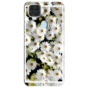 Чехол с ромашками на ZTE Blade V2020 (Рамка в ромашках)
