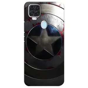 Чохол с Щітом Капітана Америки на ZTE Blade V2020 (Ретро Щит Капітана)