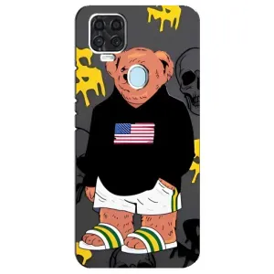Чехлы Мишка Тедди для ЗТЕ Блейд В2020 (Teddy USA)