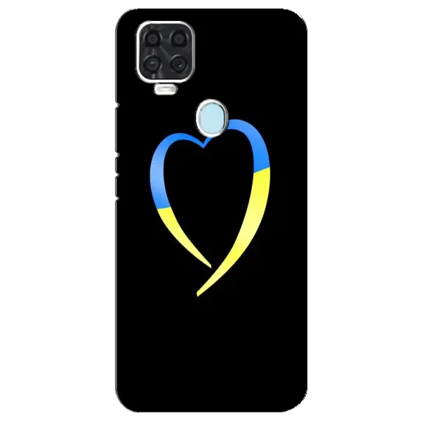 Чехол с рисунком «Украинское сердце» для ZTE Blade V2020 Чехол с рисунком «Украинское сердце» для ZTE Blade V2020