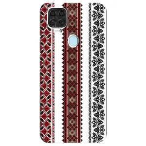 Силиконовый Чехол на ZTE Blade V2020 с картинкой Вышиванки (Вышиваночки)
