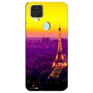 Чохол Ейфелева Вежа на ZTE Blade V2020 (Яскрава башня)
