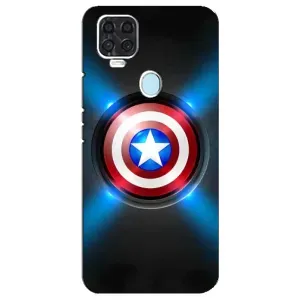 Чохол с Щітом Капітана Америки на ZTE Blade V2020 (Яскраий Щит Капітана)