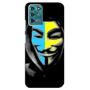 Чехол с Украинской символикой на ЗТЕ Блейд В30 Вита (Анонимус патриот)